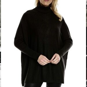 Size L Black Poncho Sweater